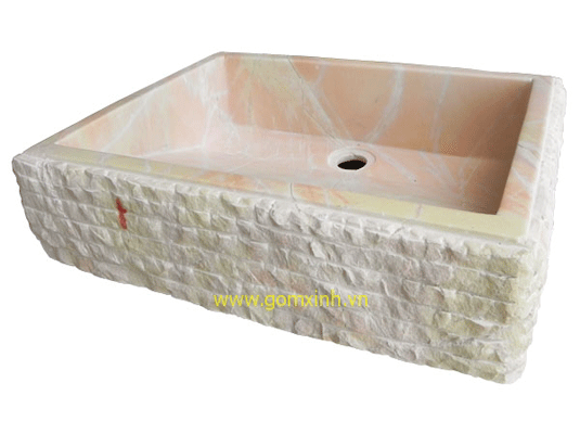 Chậu rửa đá marble 32