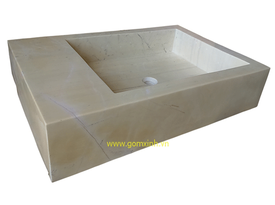 Chậu rửa đá marble 35